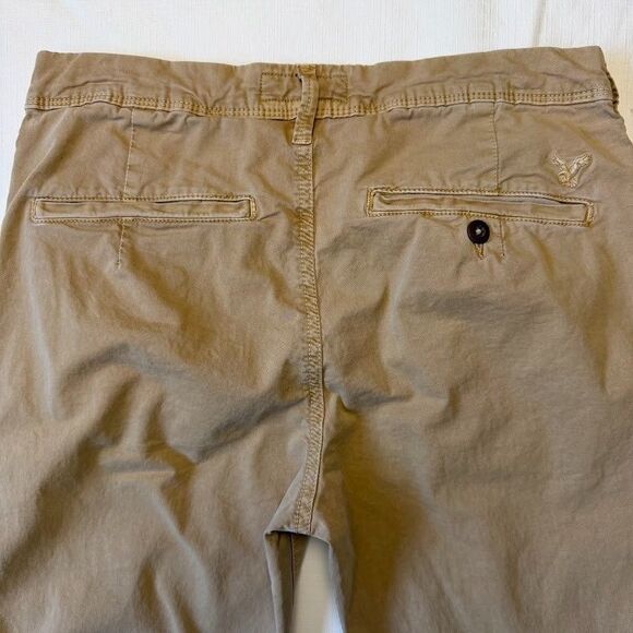 American Eagle Mens Tan Extreme Flex Slim Chino #3793, 30x32 (measures 30x31) - Picture 4 of 13